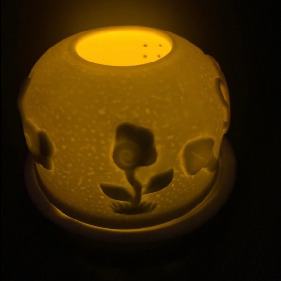 Vintage Dome Fairy Light Lithophane Porcelain Hand Painted - Picture 2 of 12